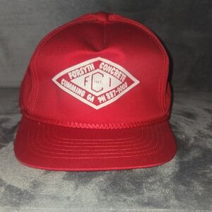 Forsyth Concrete Red Men's Cap